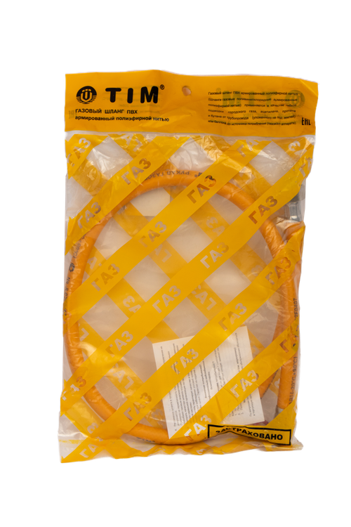 ШЛАНГ ГАЗОВЫЙ TIM ПВХ 1/2Г-Г-100СМ C-GР26-10