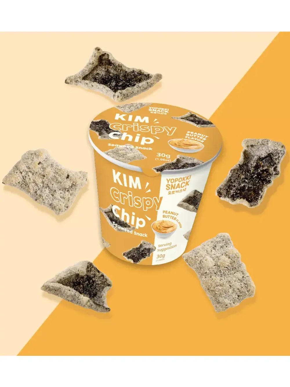 Чипсы из морской капусты Арахисовая паста 30 г * 3 шт