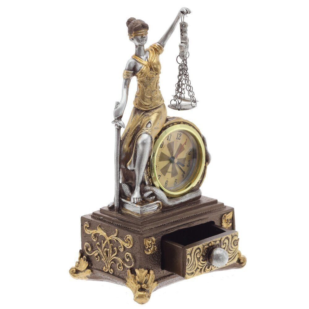 GAEM Часы настольные декоративные "Фемида" (1xLR44), L12 W9 H21,5 см