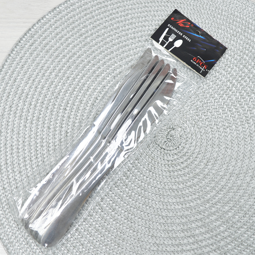 Набор столовых ножей "№2" 6 штук, нержавеющая сталь, NNOSO-64