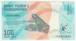 Madagascar, 100 Ariary, 2017 - 2022, UNC