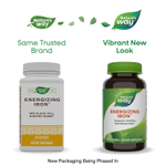 Nature's Way, Energizing Iron, формула с двойным железом, 90 мягких желатиновых капсул