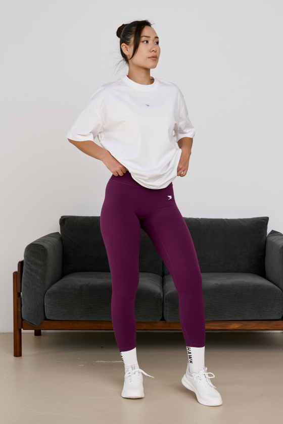 ЛЕГГИНСЫ ONE SIZE (сливовый)