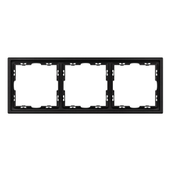 Рамка пластиковая FRM-NOBE-SFPL-3-BK (Arlight, -) 054220