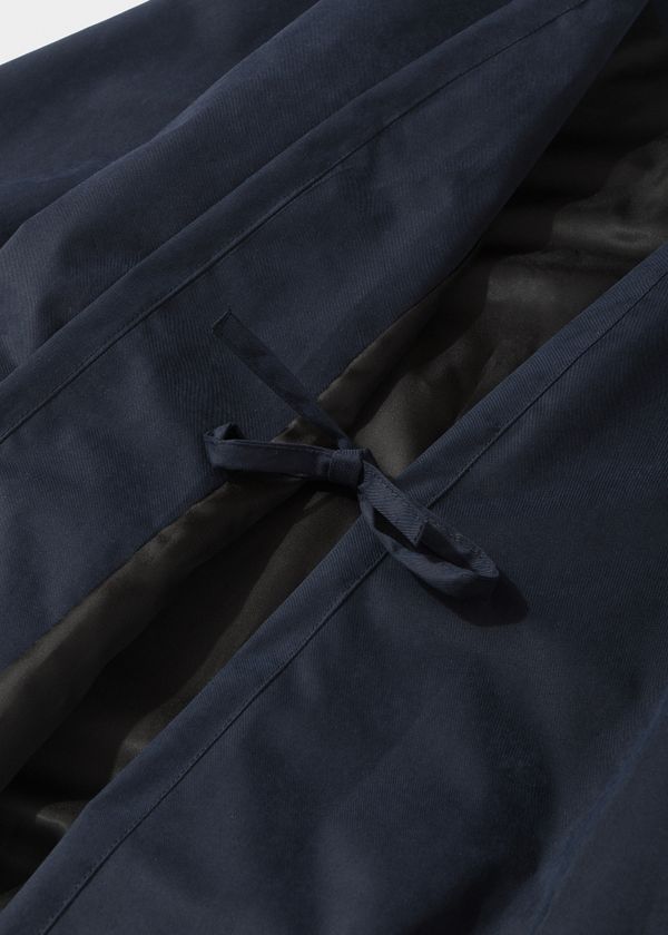 Плащ-Кимоно на запах Женский Синий - фото 5