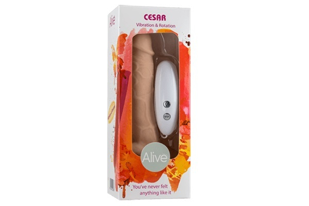 Alive Cesar Vibrator & Rotator - Вибромассажер-ротатор на присоске
