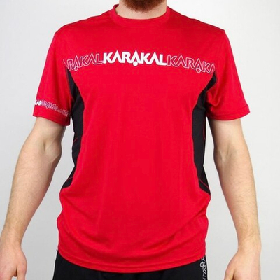 Karakal T-Shirt Pro Tour Tee Red/ Graphite (красный ворот) L
