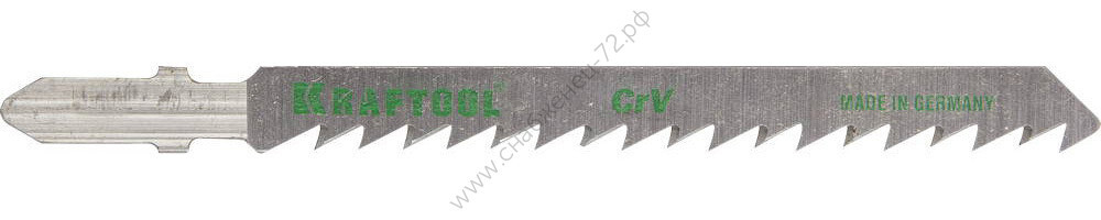 KRAFTOOL T101D, EU-хвост., по дереву, шаг 4мм, 75мм, 5шт., Полотна для лобзика (159511-4-S5)