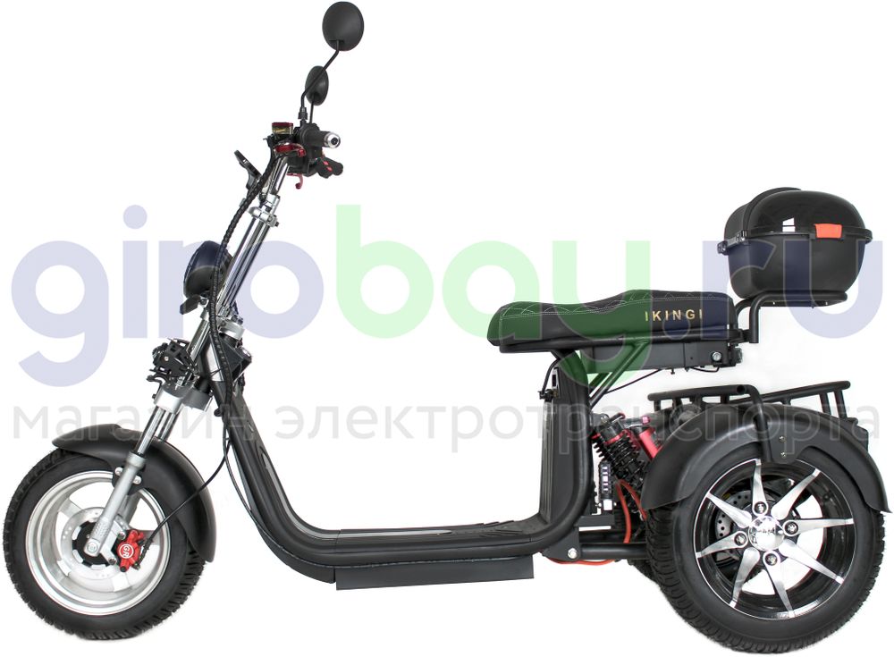Электроскутер IKINGI X12 PRO TRIKE 3000W - Чёрный фото №3