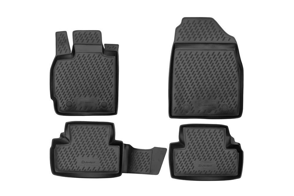 Коврики Standard, в салон для MAZDA CX-7 (Рестайлинг), 2009-2012, 4 шт., кросс. (полиуретан, чёрные) Element.CARMZD00019