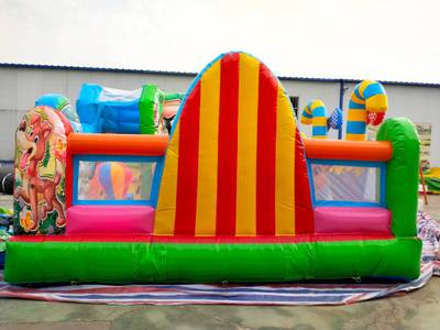 Коммерческий надувной батут «Зайка Степашка» 5*5*2,8 м