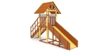 Зимняя деревянная горка Савушка "Зима - 5" скат 3м