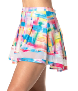 Теннисная юбка Lucky in Love Tropical Sublime High Waist Tropical Bliss Skirt - Multikolor