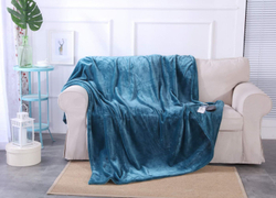 Плед 220х240 Sofi De MarkO Марсель синий