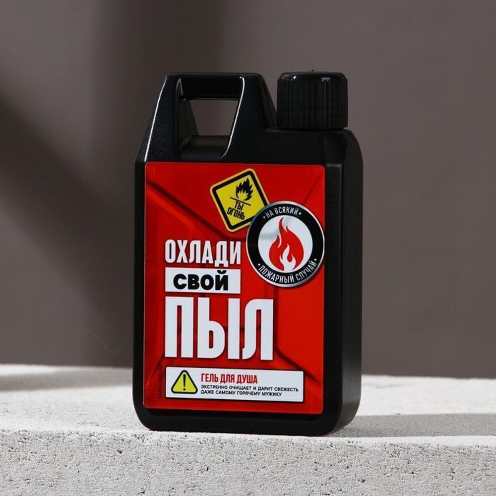 Мужской гель для душа «Охлади свой пыл» с ароматом мужского парфюма - 300 мл. (Цвет: не задано)