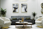 Стол журнальный Garda Decor Garda Decor(набор из 2 шт.) d100*41, d80*34 см