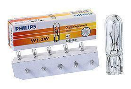 Лампа 12 В 1,2 Вт без цоколя приборная 10 шт. Philips