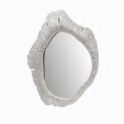 Зеркало Leora 100х88 см, серебристый античный