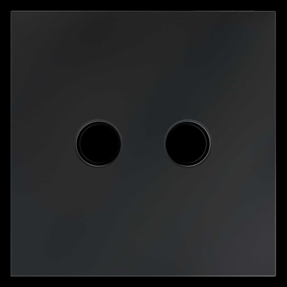 Накладка для розетки телевизионной оконечной TV+SAT S70 (графит) Voltum VLS001607