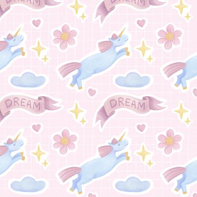 GRL PWR мечтательные единороги девочке / на выписку