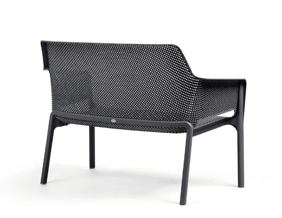 Уличный пластиковый диван Net Bench антрацит