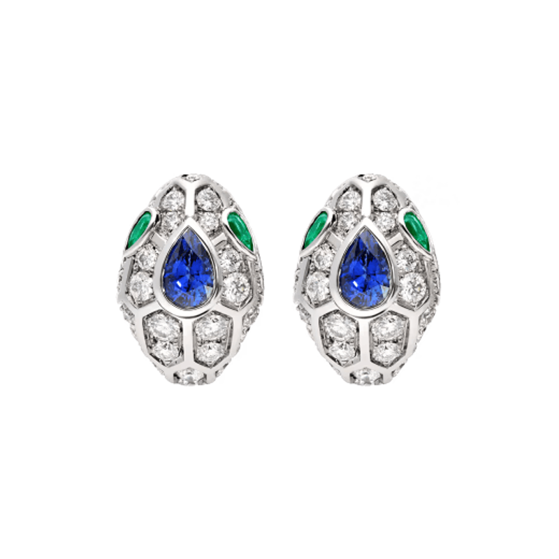 Серьги Serpenti