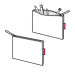 Косметичка case 1 paisley ruby