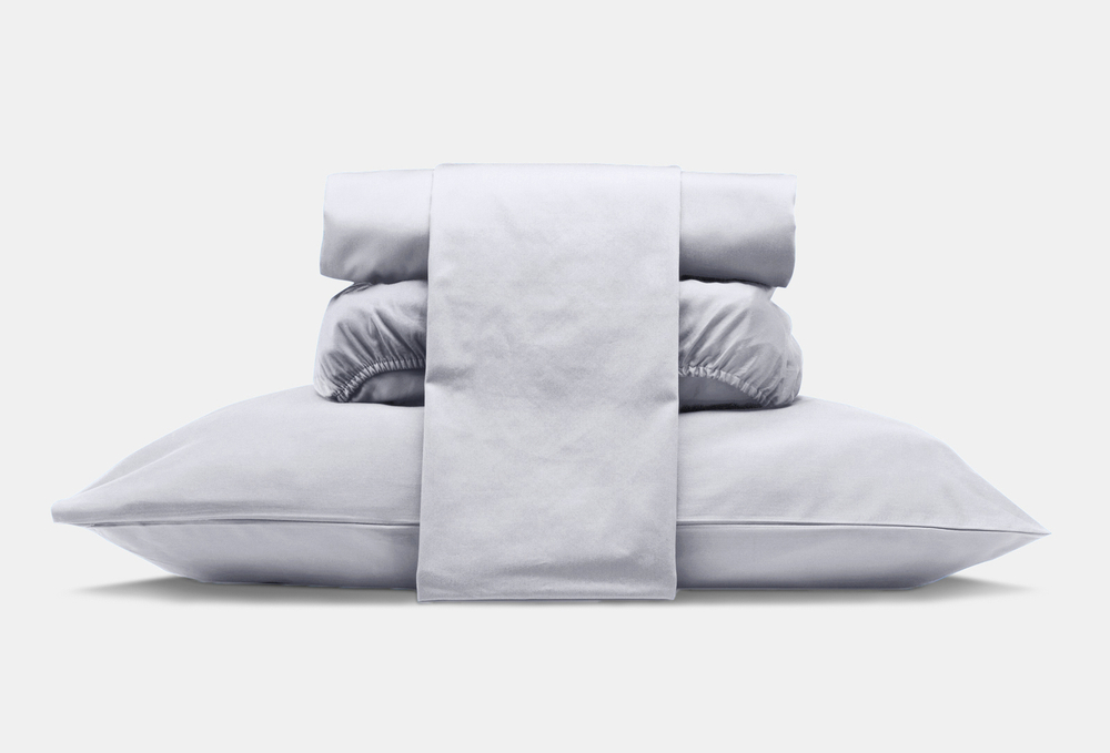 Постельное белье 1.5 спальное Mollen светло-серое