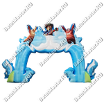 Надувная арка «Мишки на волнах»
