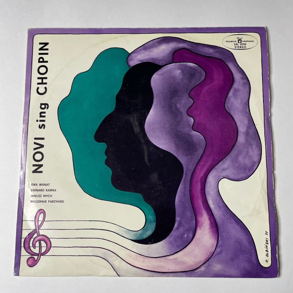 Винтажная виниловая пластинка LP Novi Sing Chopin (Польша 1971)