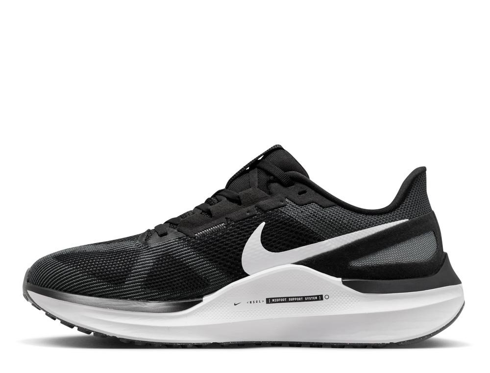 Кроссовки для бега мужские Nike Air Zoom Structure 25 M Черно-Белый