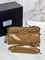 Кожаная средняя сумка Prada Bonnie, коричневый