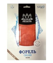 Форель Радужная соленая филе-ломтики 150г. Prodexim - купить с доставкой по Москве и области