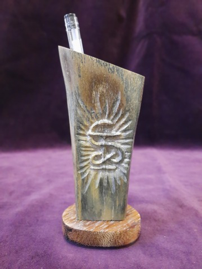 Карандашница "Здоровье", ископаемая кость