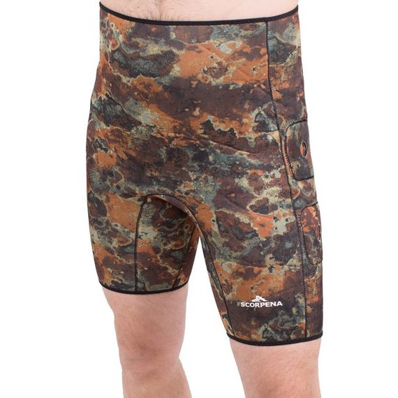 Шорты грузовые неопреновые Scorpena CAMO