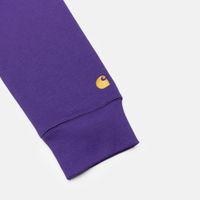  Толстовка мужская Carhartt WIP Chase Sweatshirt артикул:I033660_tyrian - купить в магазине Дайс
