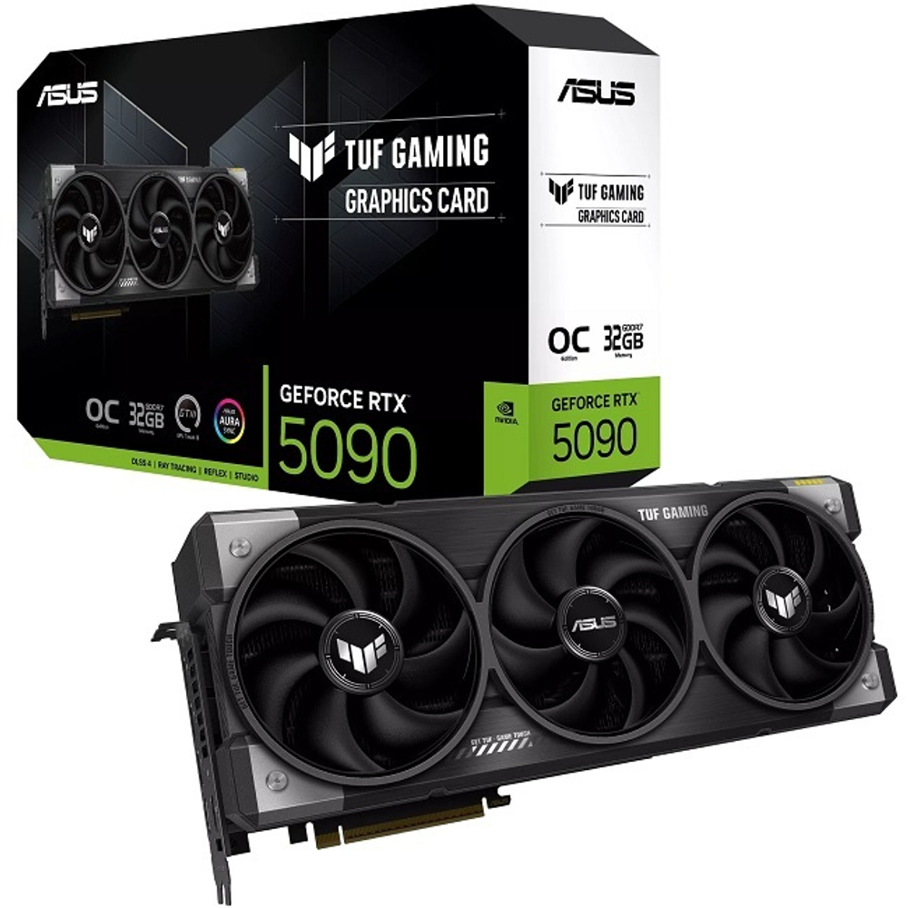 Видеокарта ASUS GeForce RTX 5090 TUF GAMING OC 32GB (TUF-RTX5090-O32G-GAMING), (90YV0LY0-M0NA00)
