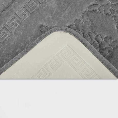 Коврик для ванной 50x80 Arya home Mathilda темно-серый