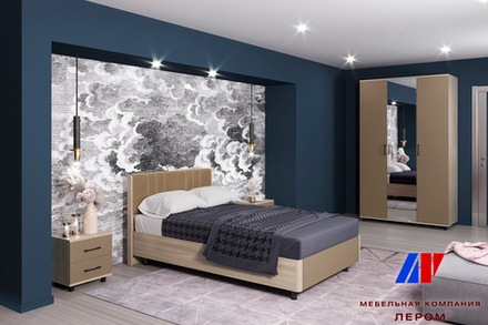 Спальня ГРЕЙС комплект №2 АС-ЛМ