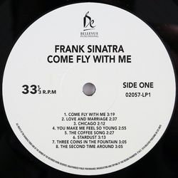 Frank Sinatra. Come Fly With Me (2 LP) Новая запечатанная виниловая пластинка