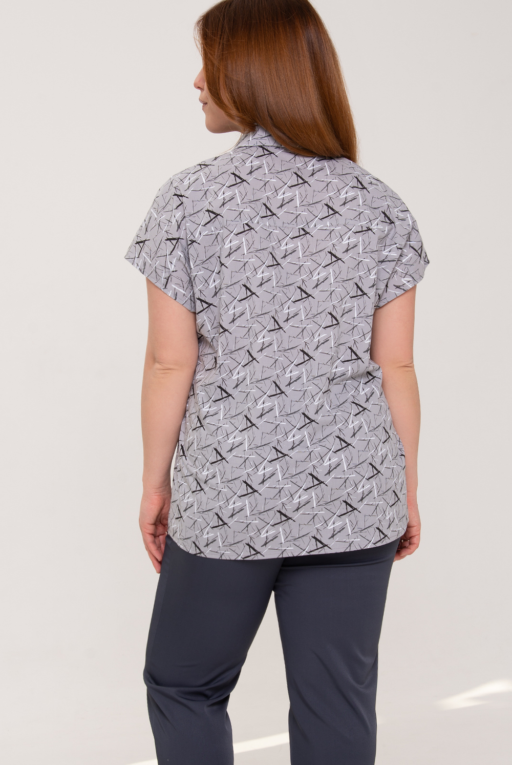 Блузка женская 4777з, серый #528Сер094777з