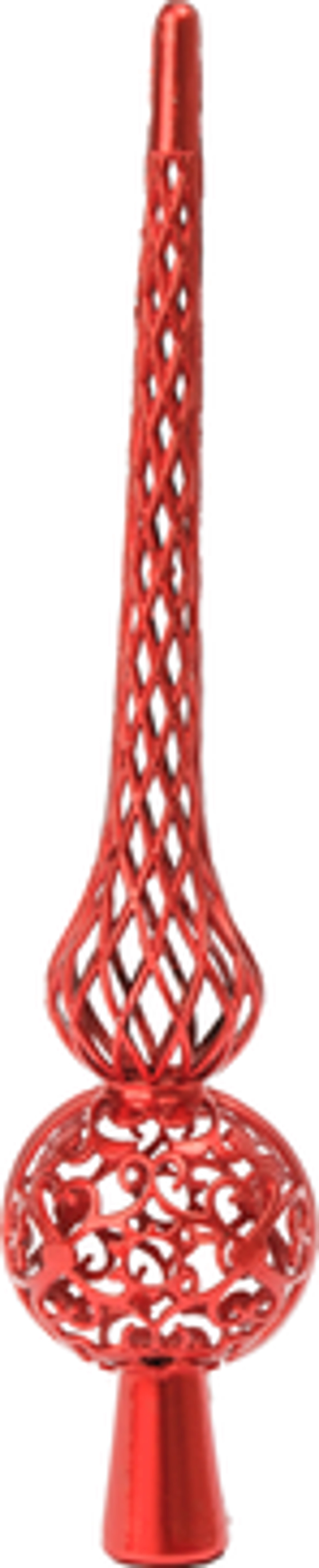 Верхушка елочная Пика 24х5см красный, SYSDX-3524206