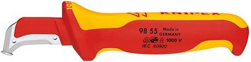 Нож для удаления изоляции 180 мм Knipex KN-9855SB