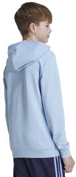 Детская теннисная толстовка Adidas Essentials Two-Colored Big Logo Cotton - Blue