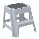 Табурет со ступенькой "volf" 472х486х418 мм (светло-серый)