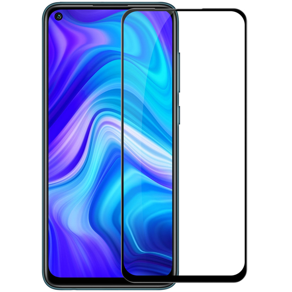 Стекло защитное 6D с олеофобным покрытием для Xiaomi Redmi Note 9 и Redmi 10X, черные рамки, Veason