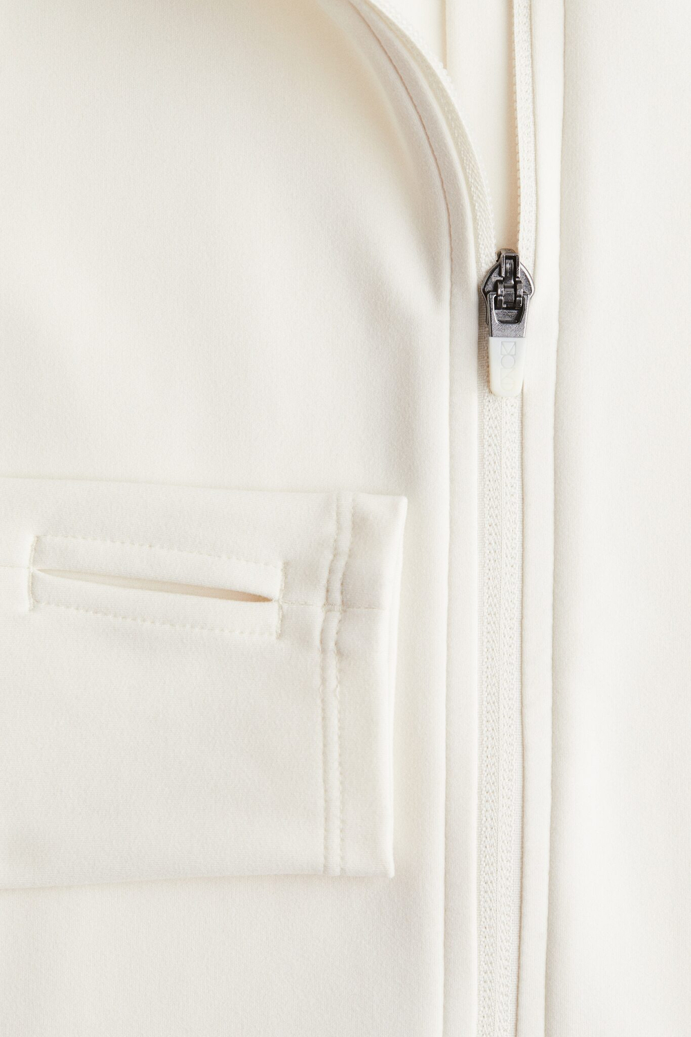 H&M Спортивная куртка SoftMove, цвет слоновой кости