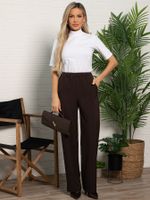 Костюм брючный Амстердам (шоколад) К15585-12М LT Collection