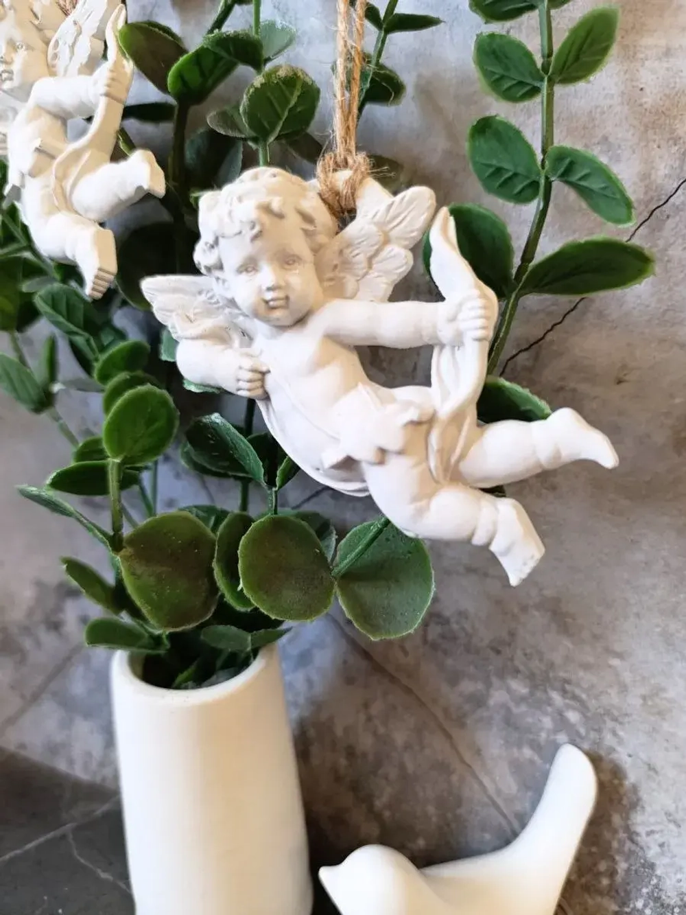 Новогодний декор ангелы 2 шт