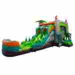 Надувная водная горка «Прыжок динозавра», 10*5*4,5 м